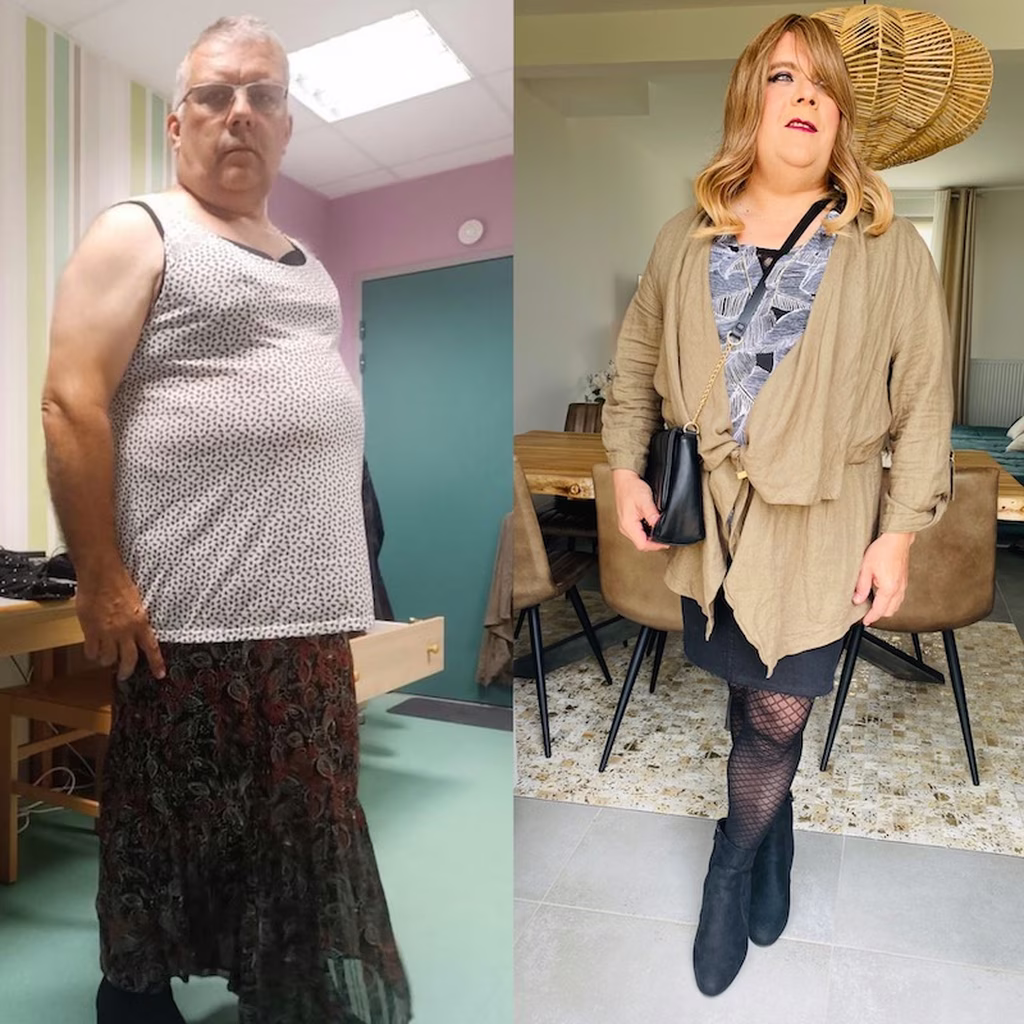 avant après travesti Transbeauté
