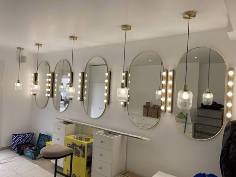 Fin des travaux du studio de maquillage